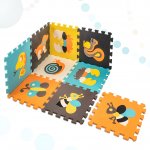 KIK KX5208 Kontrastní pěnové Puzzle 85 cm x 85 cm 9 dílů Barevné 