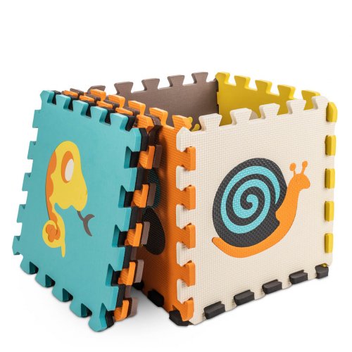 KIK KX5208 Kontrastní pěnové Puzzle 85 cm x 85 cm 9 dílů Barevné 