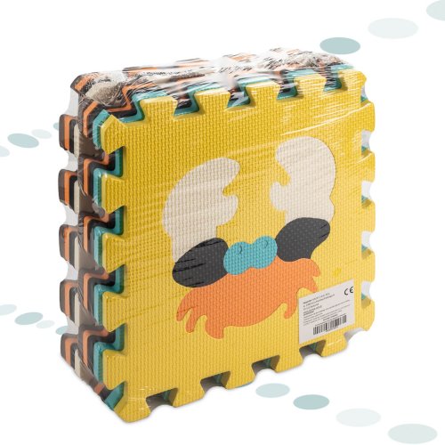 KIK KX5208 Kontrastné penové Puzzle 85 cm x 85 cm 9 dielov Farebné