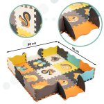 KIK KX5210 Penové puzzle 114 cm x 114 cm x 1 cm, 25 dielikov