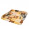 KIK Kontrastní pěnové puzzle 30 x 30 cm, 36 ks dinosauři, barevná