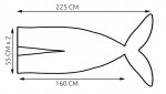ISO Deka morská panna XXL 225 x 110 cm - šedá