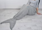 ISO Deka mořská panna XXL 225 x 110  cm - šedá