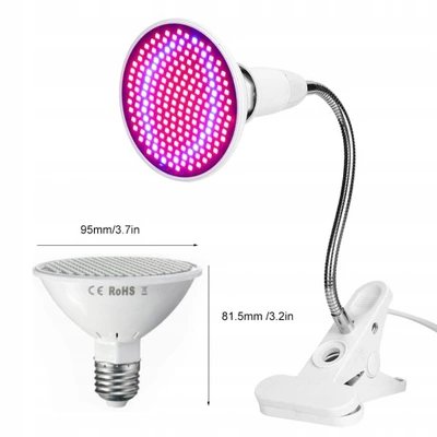 Verk 12270 LED Lampička na pestovanie rastlín s klipom 9 W