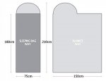 Verk 14378 Spacák Mummy Camo 210 x 75 cm maskáč
