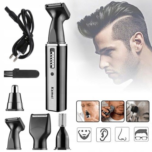 Verk 01753 Elektrický zastřihovač vlasů a vousů černá