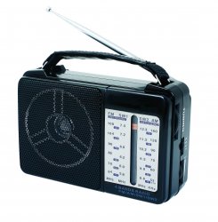 Verk 01773 Prenosné analógové rádio KK-606AC, AM/FM/SW