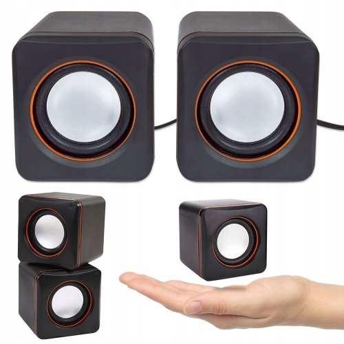 Verk 06231 PC reproduktory 2x3W USB černá