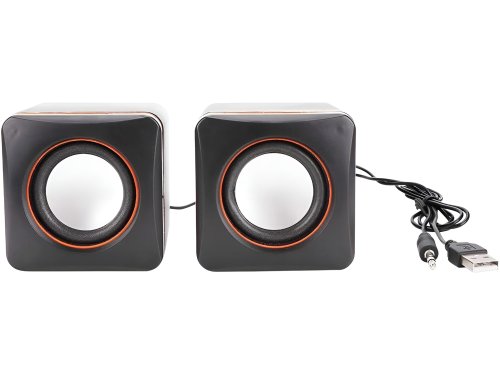 Verk 06231 PC reproduktory 2x3W USB černá