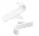 Verk 01756 Závesný háčik do kúpeľne 2 ks biely