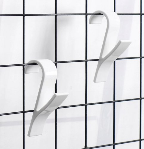 Verk 01756 Závesný háčik do kúpeľne 2 ks biely