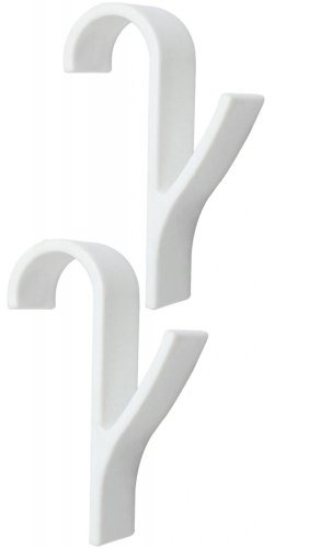 Verk 01756 Závesný háčik do kúpeľne 2 ks biely