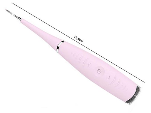 Verk 24116 Ultrazvukový čistič zubů - Electric Cleaner růžový