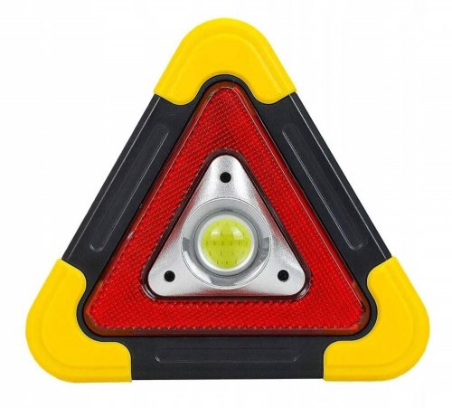 Verk 24175 Výstražný trojúhelník - svítilna, USB, 6609