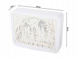 Verk 24186 LED tabuľa s podsvietením Happy Birthday s diaľkovým ovládačom