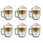 eCa Sklenice na Cafe Latte 350 ml 6 ks