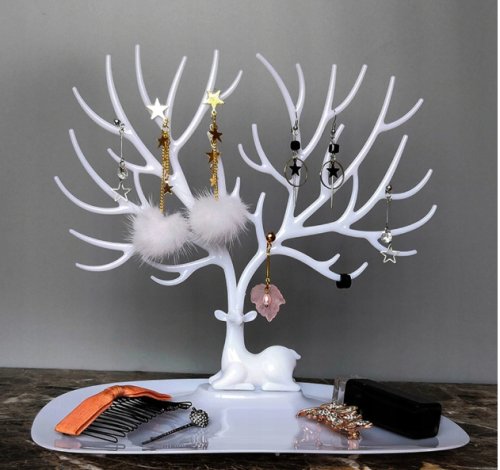 Verk 01778 Strom na šperky plastový biely
