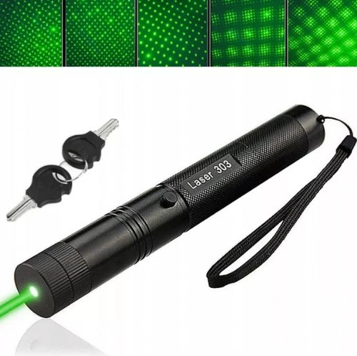 Foxter CRK2602 Silný nabíjecí zelený laser 100mW