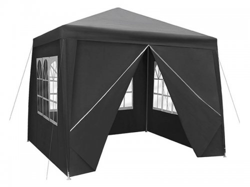 Malatec 7908 Zahradní párty stan 3 x 3 m + 4 boční stěny šedý