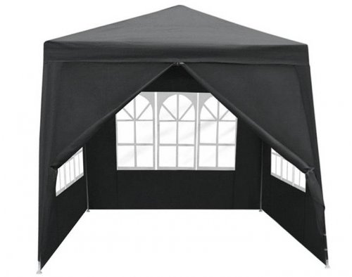 Malatec 7908 Zahradní párty stan 3 x 3 m + 4 boční stěny šedý