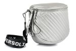 Versoli X74 Dámská crossbody kabelka stříbrná