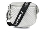 Versoli X74 Dámská crossbody kabelka stříbrná