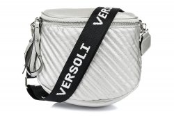 Versoli X74 Dámská crossbody kabelka stříbrná