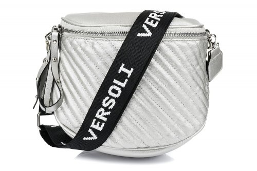 Versoli X74 Dámská crossbody kabelka stříbrná