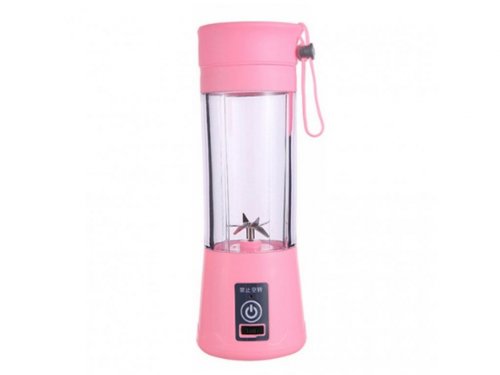 Foxter 2052 Přenosný smoothie mixér 380 ml růžový