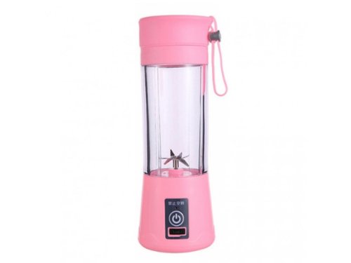 Foxter 2052 Přenosný smoothie mixér 380 ml růžový