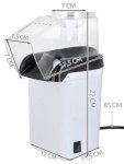 Malatec 5432 Výrobník popcornu bílý
