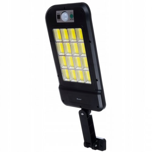 Izoxis 19444 Pouličné osvetlenie solárne 240 LED COB, IP67, 72 W, 800 lm čierne