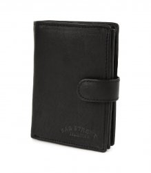 Bag Street Kožená peněženka Unisex černá