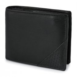 Beltimore R68 Kožená pánská peněženka černá