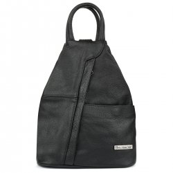 Beltimore Q60 Dámský kožený batoh černý