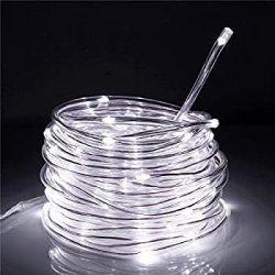 KIK KX5241 Světelný kabel 100 LED, IP44, studená bílá 10 m