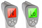 ISO 18700 Bezdotykový teplomer LCD