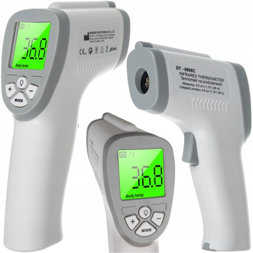ISO 18700 Bezdotykový teplomer LCD