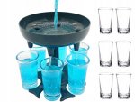 Verk 15983 Dávkavač alkoholu + 6 panáků modrá