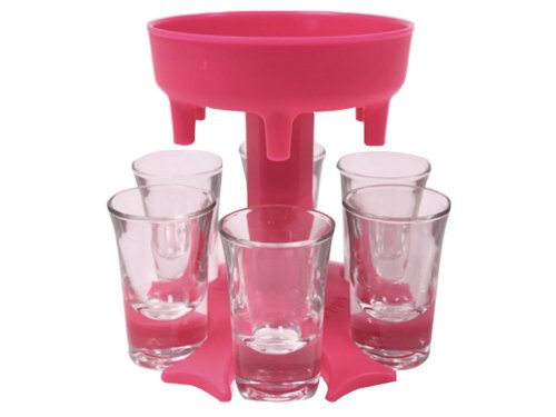 Verk 15983 Dávkavač alkoholu + 6 panáků modrá