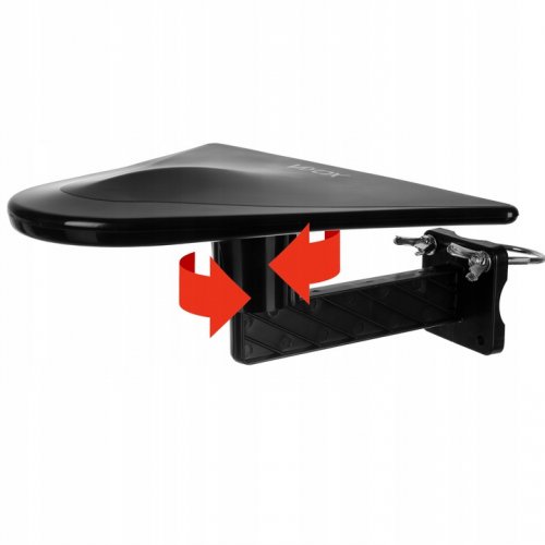 ISO 20635 Anténa venkovní DigiActiv 4G / LTE, Full HD, 28dB, VHF UHF, 4K, DVBT / T2 černá