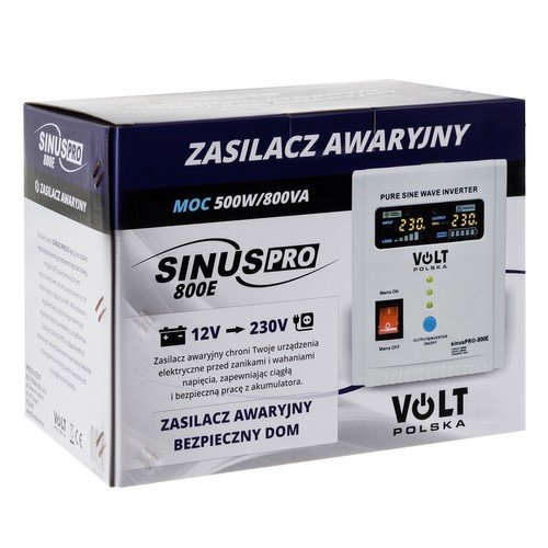 ISO 20691 Záložný zdroj SinusPRO 800 E 12/230 W