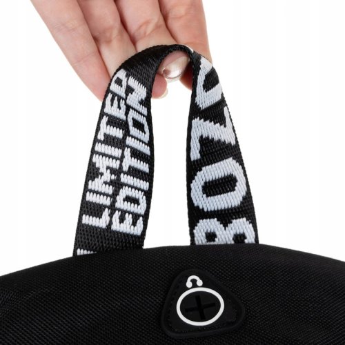 Kruzzel 19374 Chytrý svítící batoh Unisex s USB, penál, zámek, 19l, černý