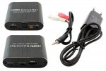 APT AK330 Kompaktný rozbočovač zvuku HDMI to HDMI + Audio + ARC