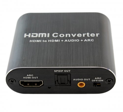 APT AK330 Kompaktný rozbočovač zvuku HDMI to HDMI + Audio + ARC