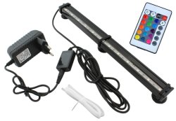 APT ZD87 Akvarijní osvětlení LED RGB, dálkové ovládání, 3,8W, 28 cm