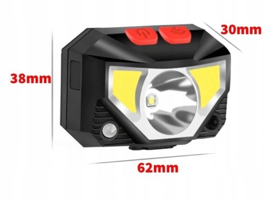 Pronett XJ4303 Čelovka LED-XPG, pohybový senzor