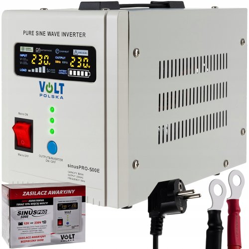 ISO 20783 Záložní zdroj UPS SINUS PRO 500E 12/230V
