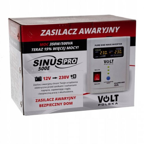 ISO 20783 Záložní zdroj UPS SINUS PRO 500E 12/230V