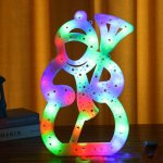 eCa Vianočná závesná LED Snehuliak 42 x 25 cm, IP20 multikolor